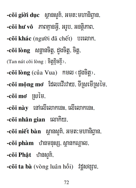 Từ điển Việt Khmer