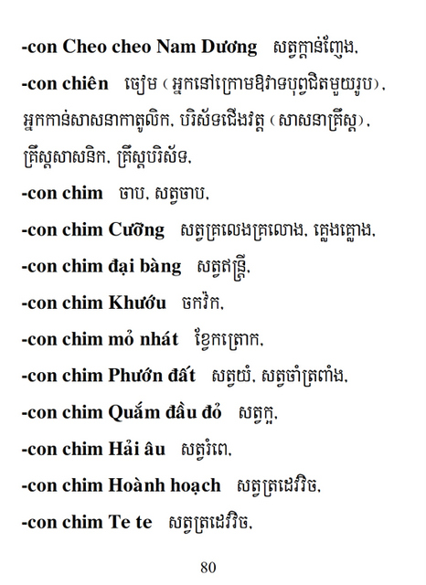 Từ điển Việt Khmer