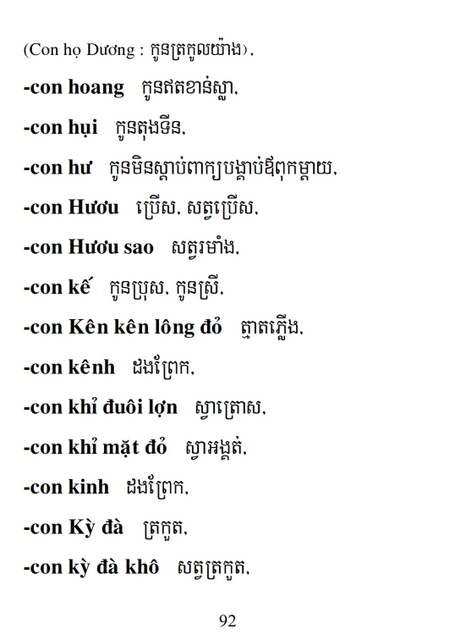 Từ điển Việt Khmer