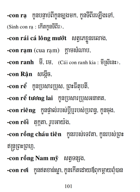 Từ điển Việt Khmer