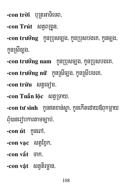 Từ điển Việt Khmer