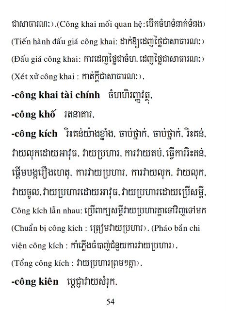 Từ điển Việt Khmer