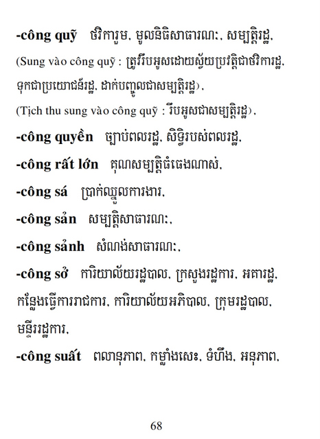 Từ điển Việt Khmer