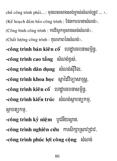 Từ điển Việt Khmer