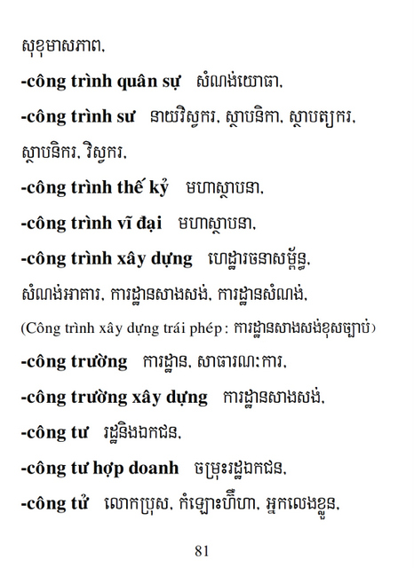 Từ điển Việt Khmer