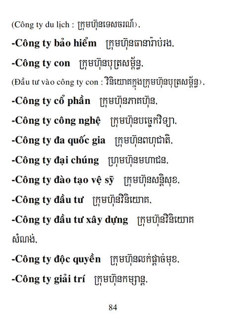 Từ điển Việt Khmer