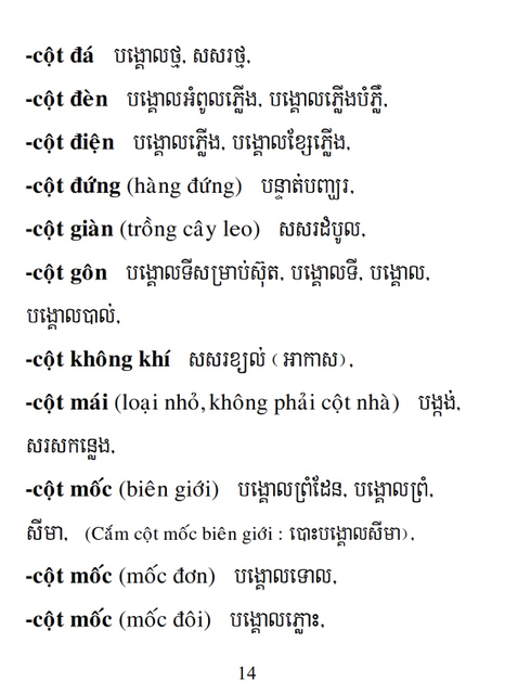 Từ điển Việt Khmer