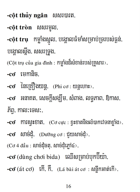 Từ điển Việt Khmer