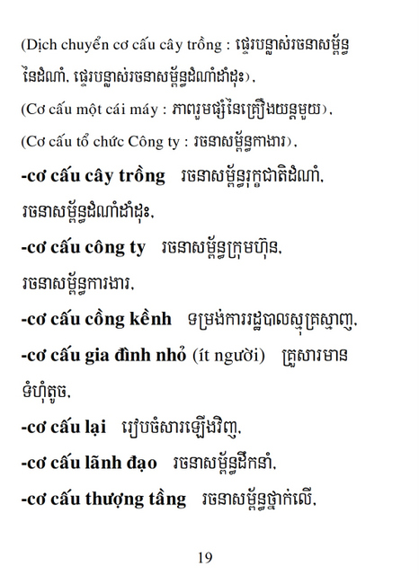 Từ điển Việt Khmer