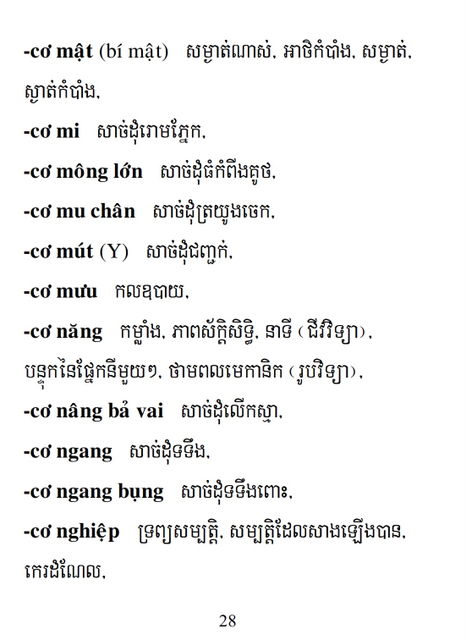 Từ điển Việt Khmer