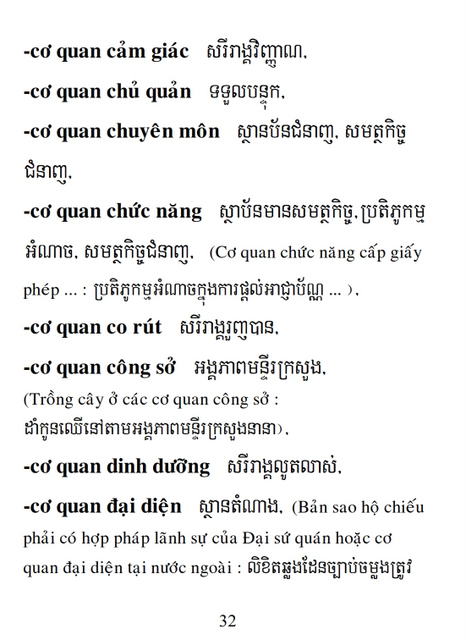 Từ điển Việt Khmer