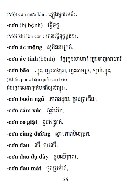 Từ điển Việt Khmer