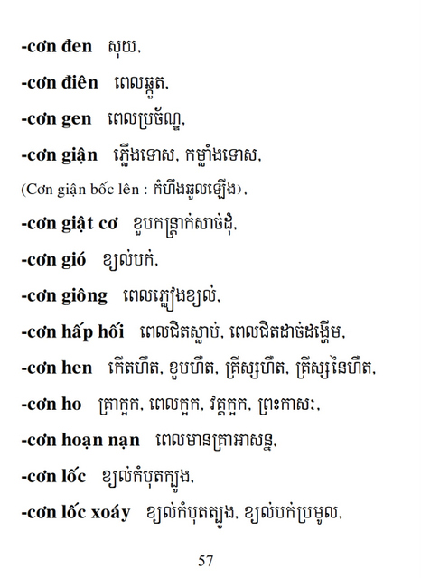 Từ điển Việt Khmer