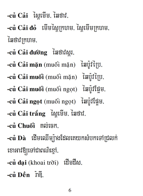 Từ điển Việt Khmer