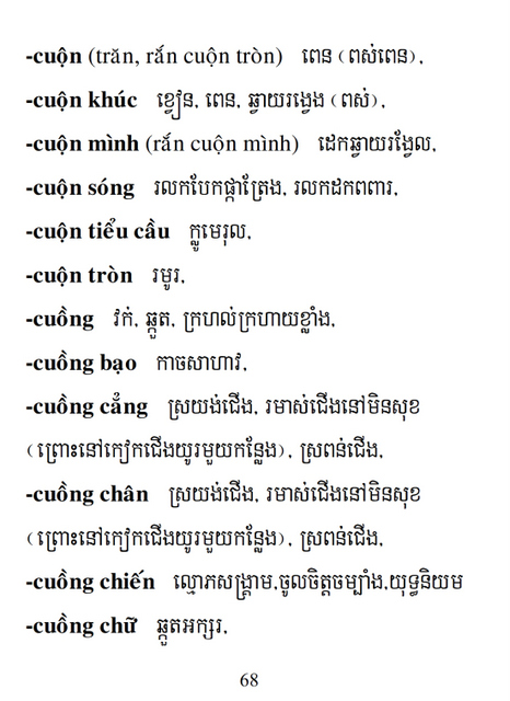 Từ điển Việt Khmer