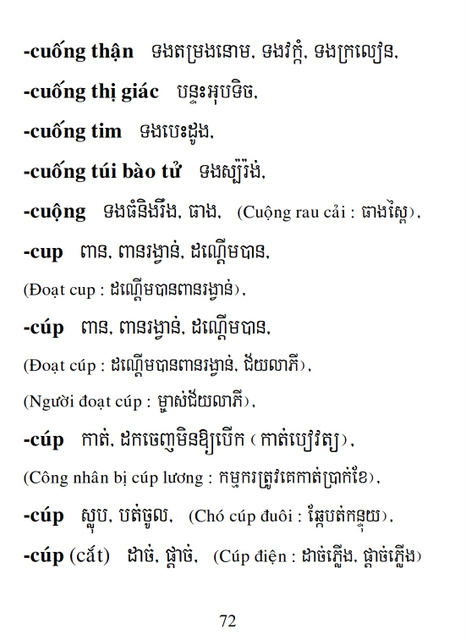 Từ điển Việt Khmer