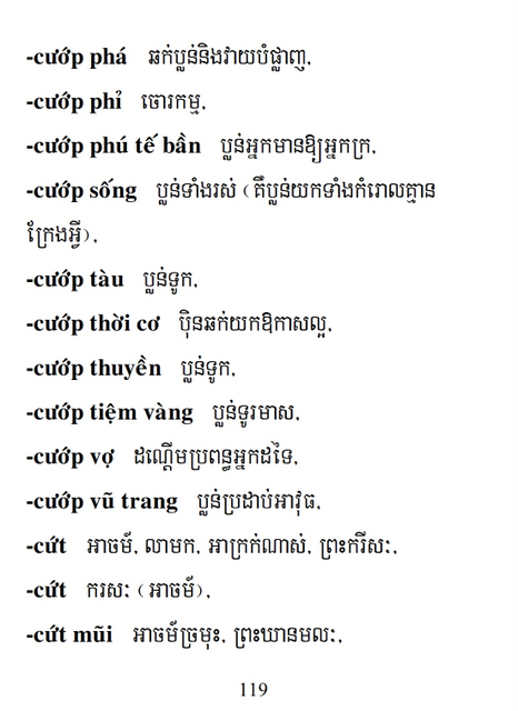 Từ điển Việt Khmer