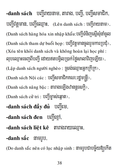 Từ điển Việt Khmer