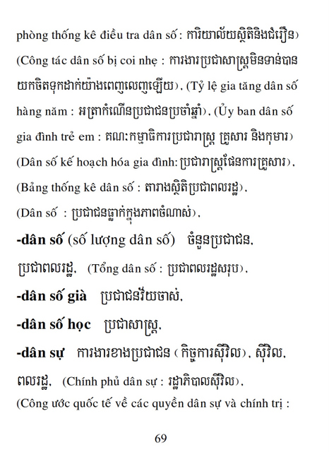 Từ điển Việt Khmer