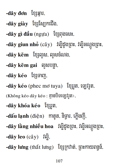 Từ điển Việt Khmer