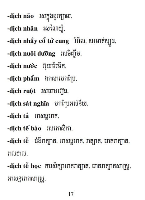 Từ điển Việt Khmer