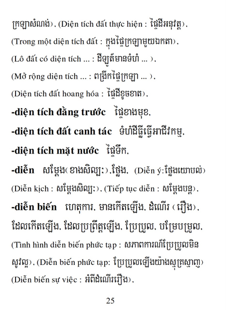 Từ điển Việt Khmer