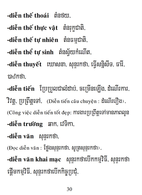 Từ điển Việt Khmer