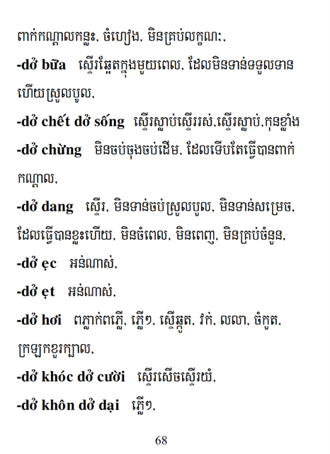 Từ điển Việt Khmer