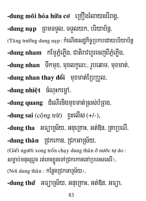 Từ điển Việt Khmer