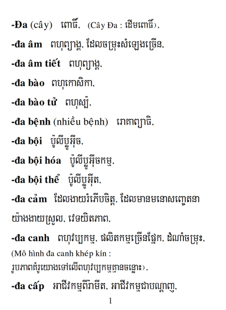 Từ điển Việt Khmer