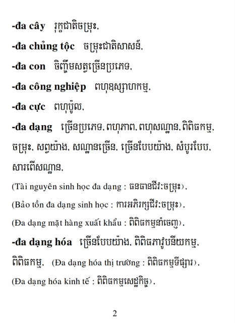 Từ điển Việt Khmer