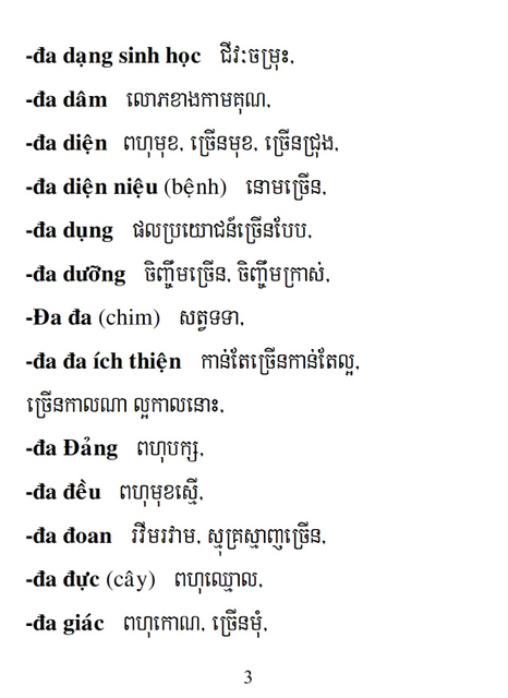 Từ điển Việt Khmer