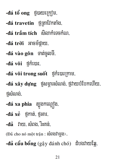 Từ điển Việt Khmer