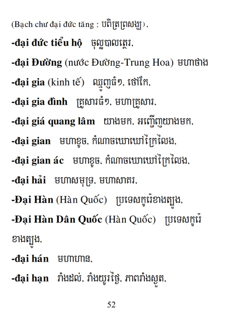 Từ điển Việt Khmer