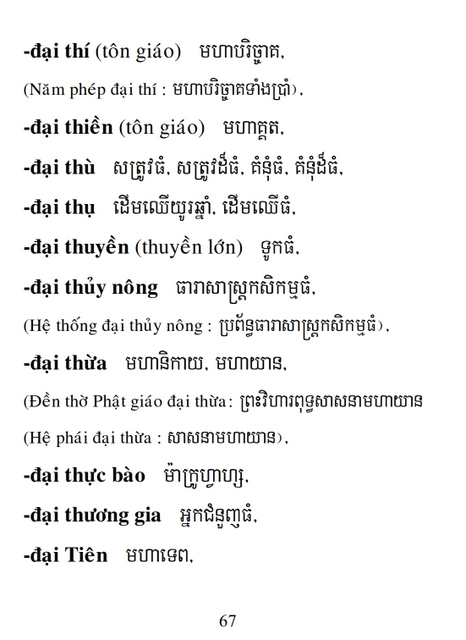 Từ điển Việt Khmer