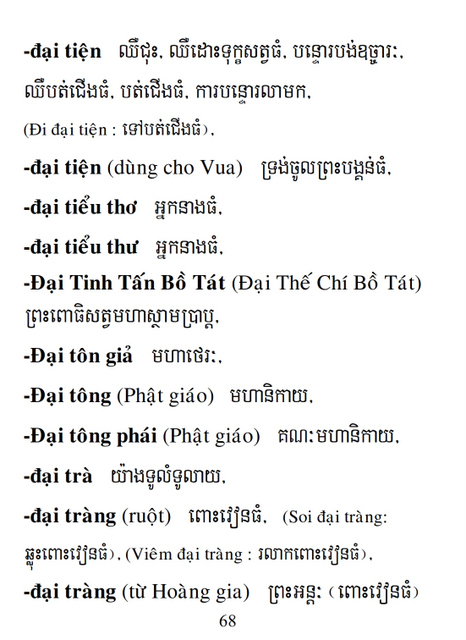 Từ điển Việt Khmer