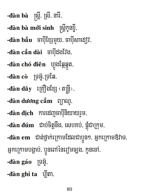 Từ điển Việt Khmer