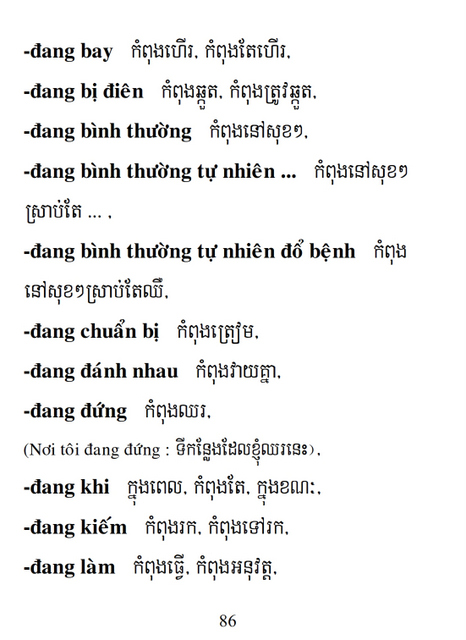 Từ điển Việt Khmer