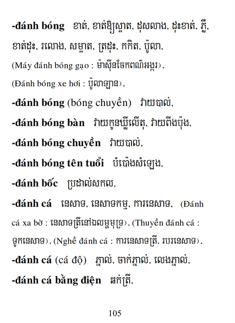 Từ điển Việt Khmer