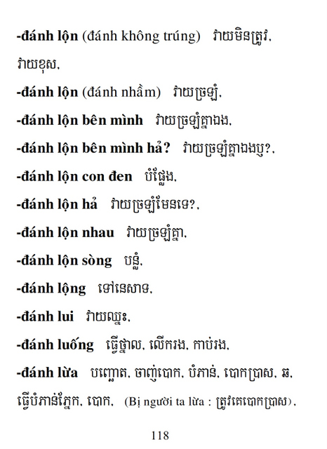 Từ điển Việt Khmer