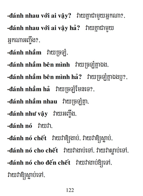 Từ điển Việt Khmer