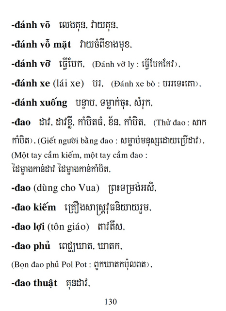 Từ điển Việt Khmer