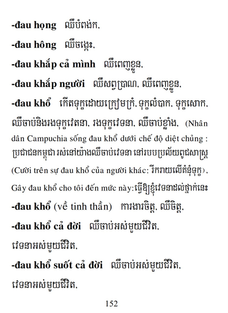 Từ điển Việt Khmer