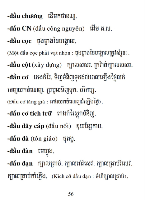 Từ điển Việt Khmer