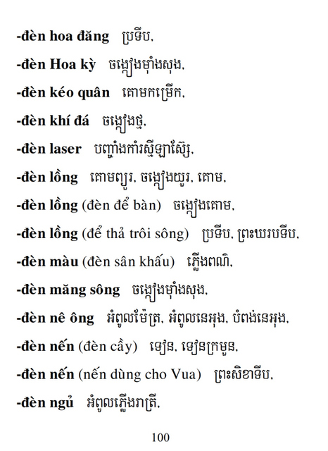 Từ điển Việt Khmer