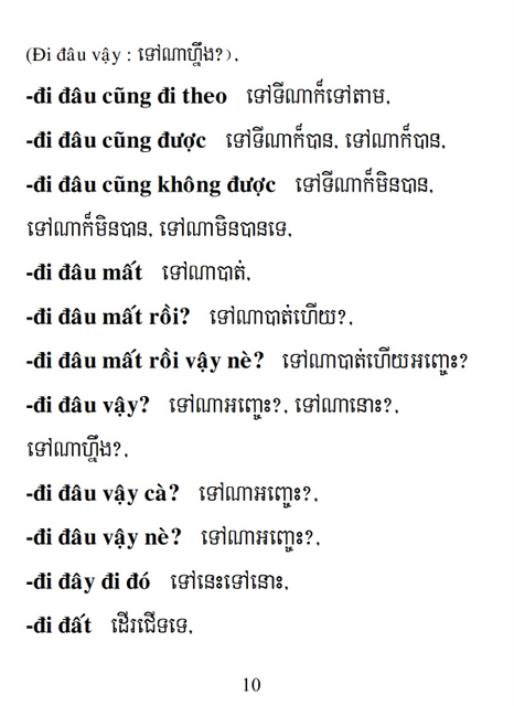 Từ điển Việt Khmer