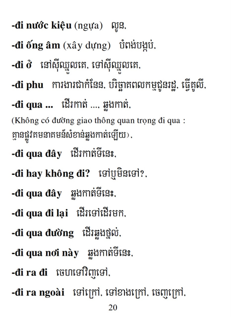 Từ điển Việt Khmer