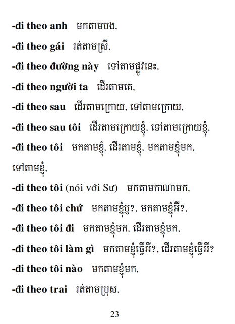 Từ điển Việt Khmer