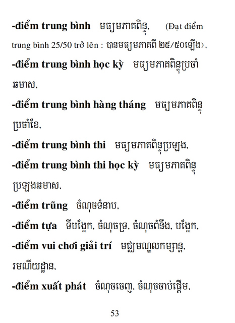 Từ điển Việt Khmer