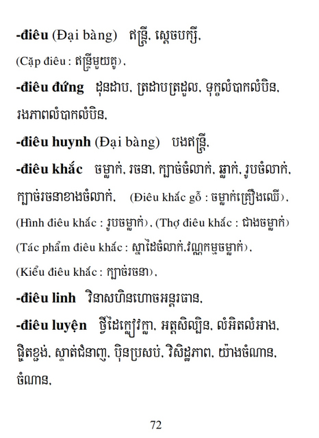 Từ điển Việt Khmer